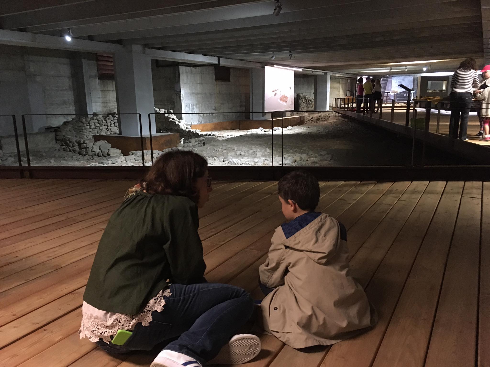 Cesti di vimini esposti al Museo