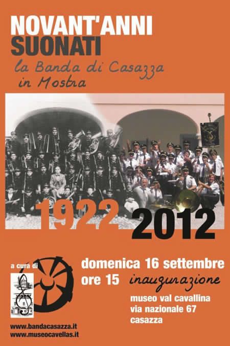 Novant’anni suonati. La banda di Casazza in mostra