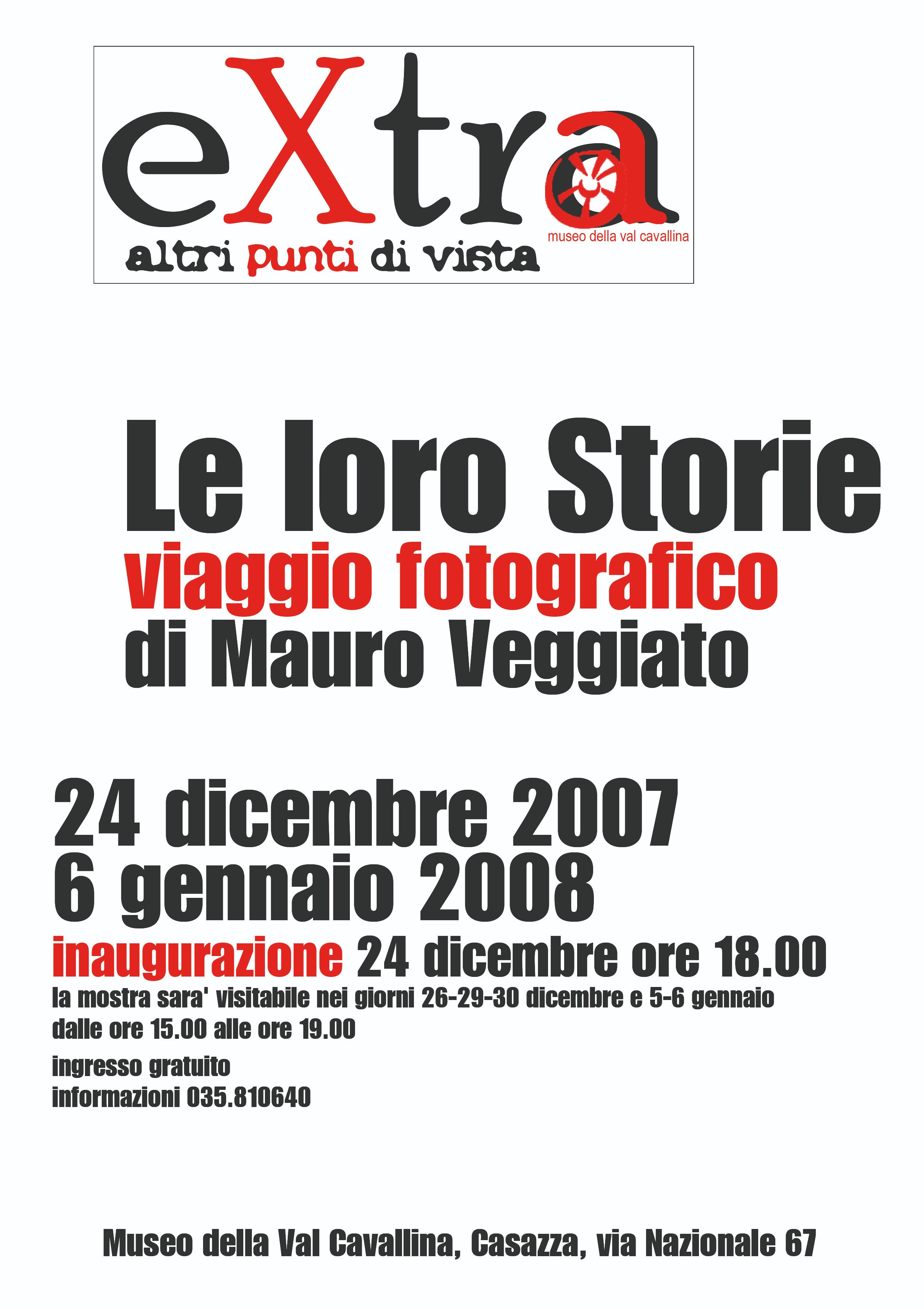 Le loro storie. Viaggio fotografico di Mauro Veggiato
