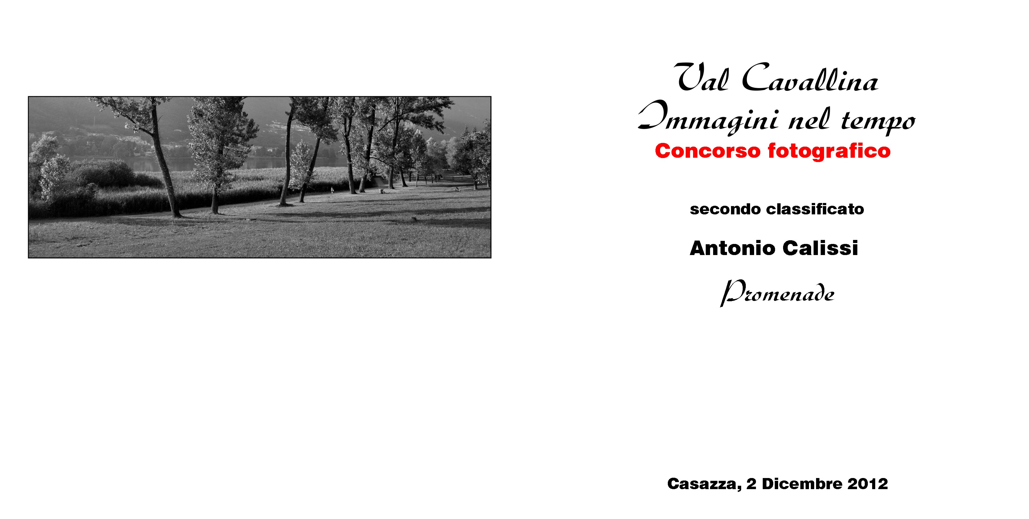 Secondo classificato - Calissi